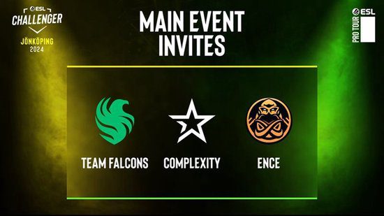 Falcons, CoL, and ENCE Invited to ESL Clash of Nations Jönköping