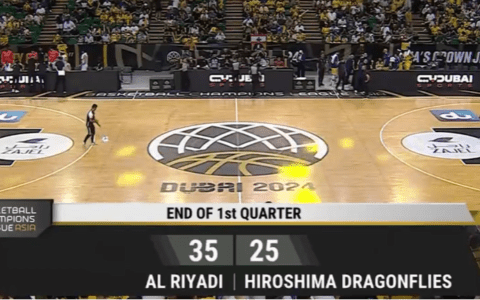 This is Intense! Joint Effort from Hiroshima Dragonflies and Beirut Sports in the First Quarter