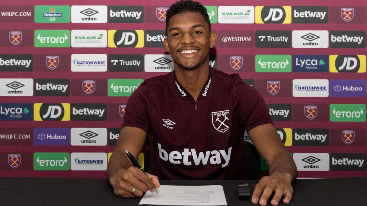 West Ham United Official: Club Signs 18-Year-Old Brazilian Wonderkid Guilherme