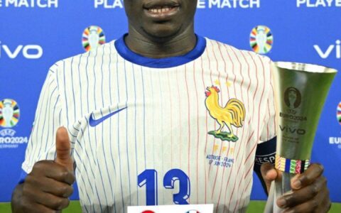 Official: Kanté Named Man of the Match for France vs Austria