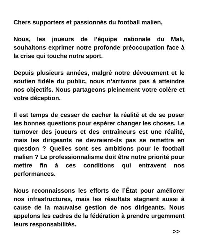 Mali football in crisis! National team dissatisfied with federation's administration, refuses to participate in World Cup qualifiers