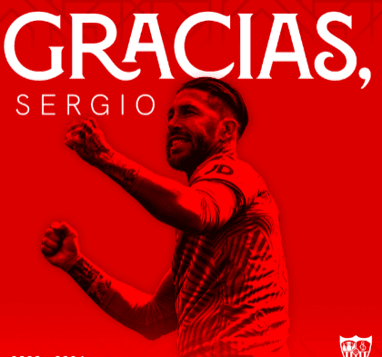Say Goodbye to Water Uncle! Official: Ramos' Contract Expires as He Leaves Sevilla