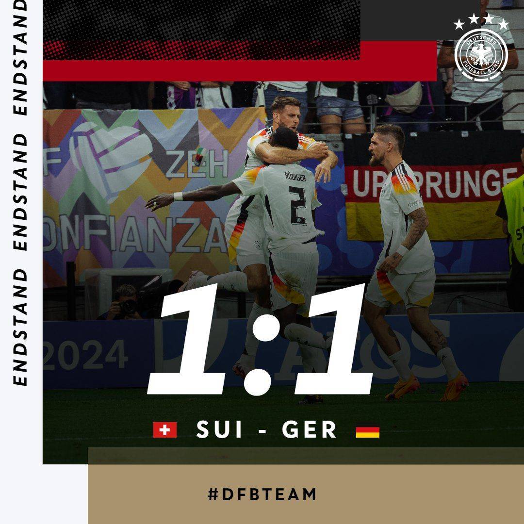 Morning Brief: Germany - Last-Gasp Equalizer against Switzerland for Group Win; Hungary - Late Winner over Scotland Seals Third Place