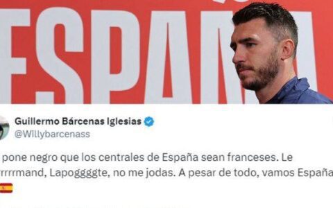 Spanish singer calls Laporte French, prompting respect request from player