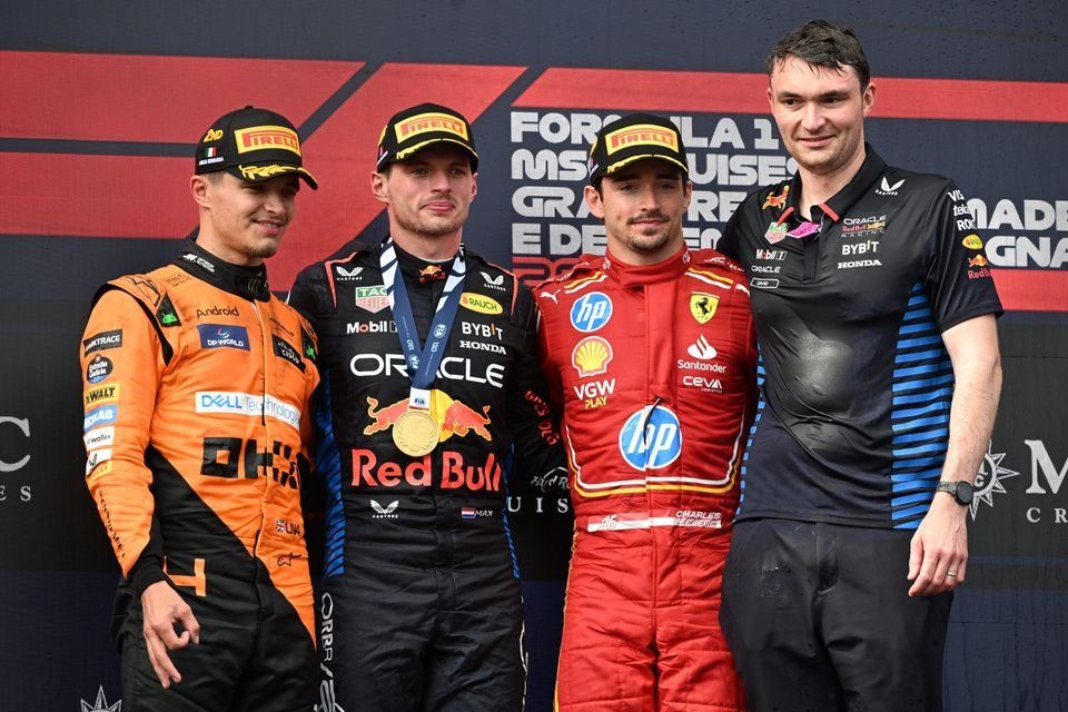 Emilia Romagna Grand Prix: Verstappen withstands Norris push to return to winning ways