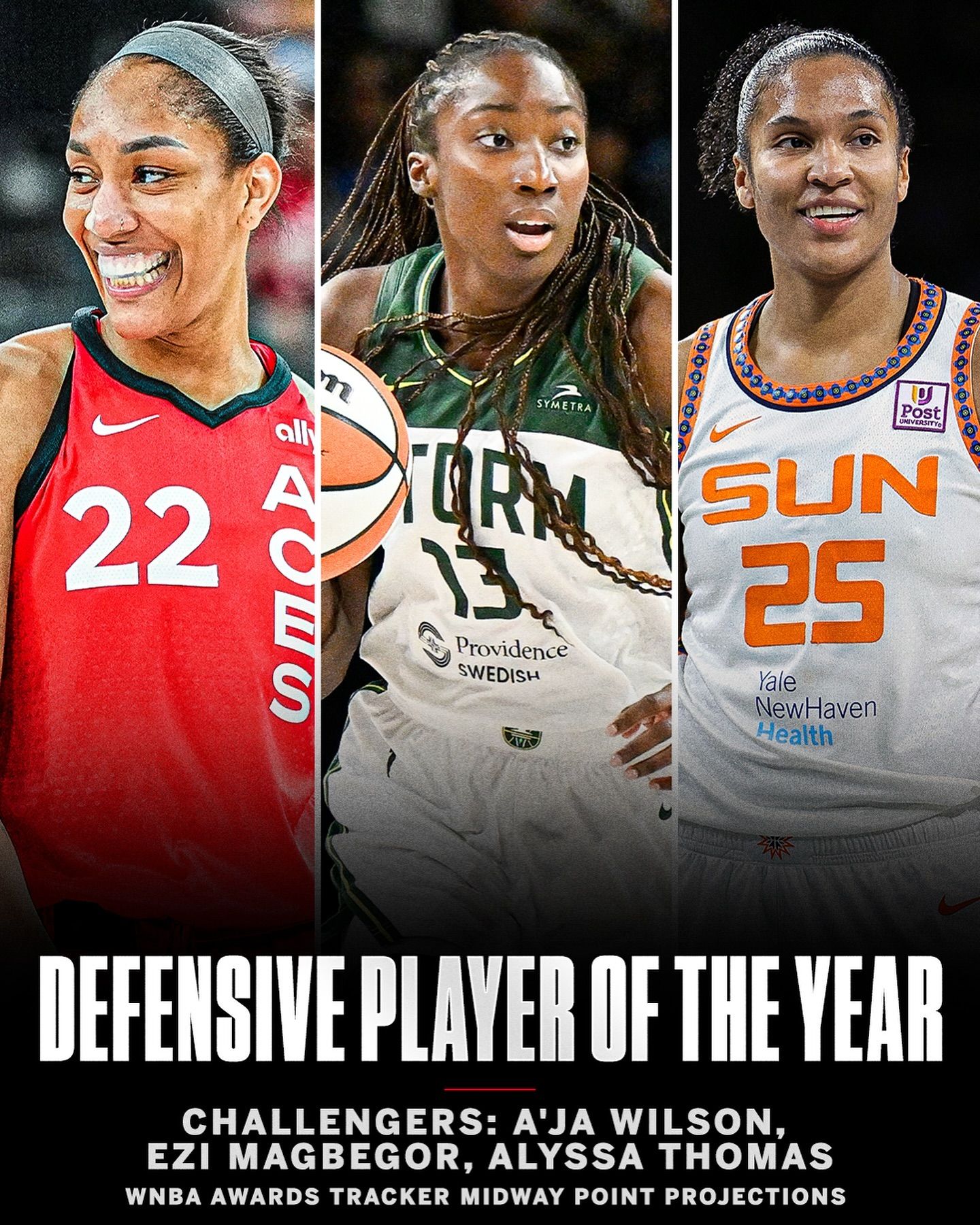 ESPN's Midseason Predictions for WNBA Awards: Wilson for MVP, Clark for ROY, Collier for DPOY