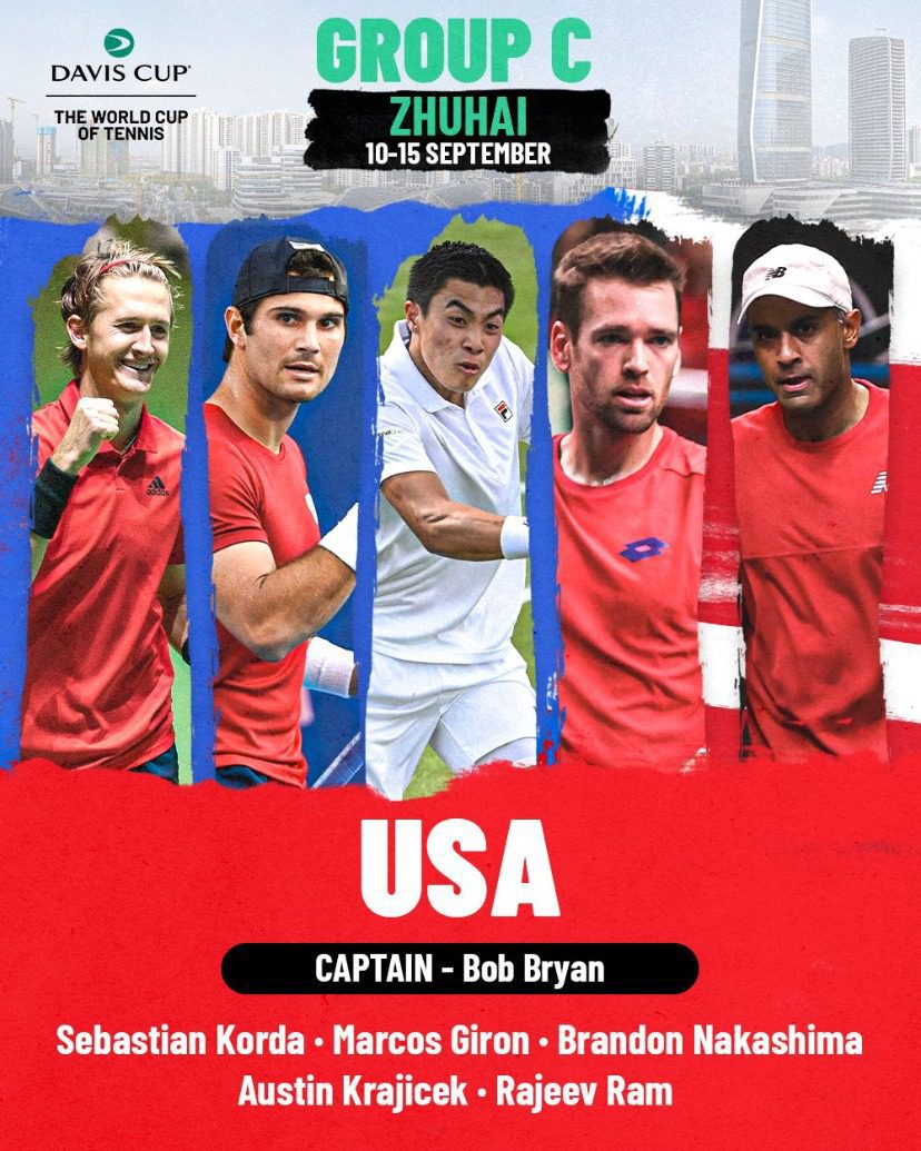 The Davis Cup Finals Group Stage Kicks Off in September, Top Players from Four Nations Gather in Hengqin, Zhuhai: An In-depth Look at the Star-studded Lineup!