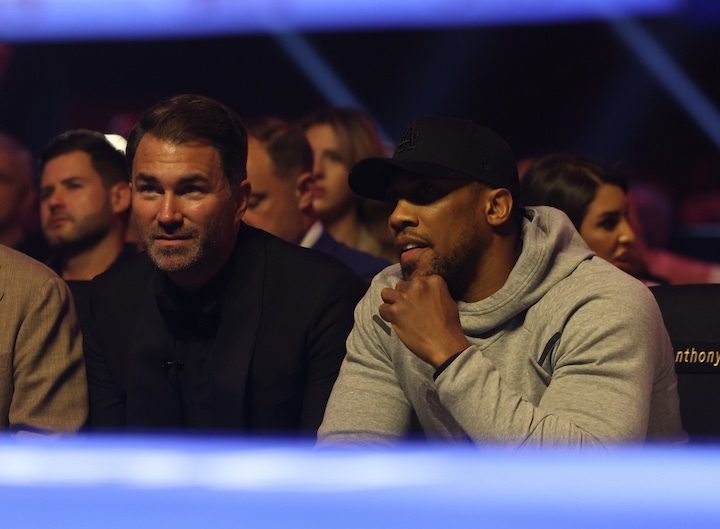 Eddie Hearn: Joshua is more accurate than Dubois