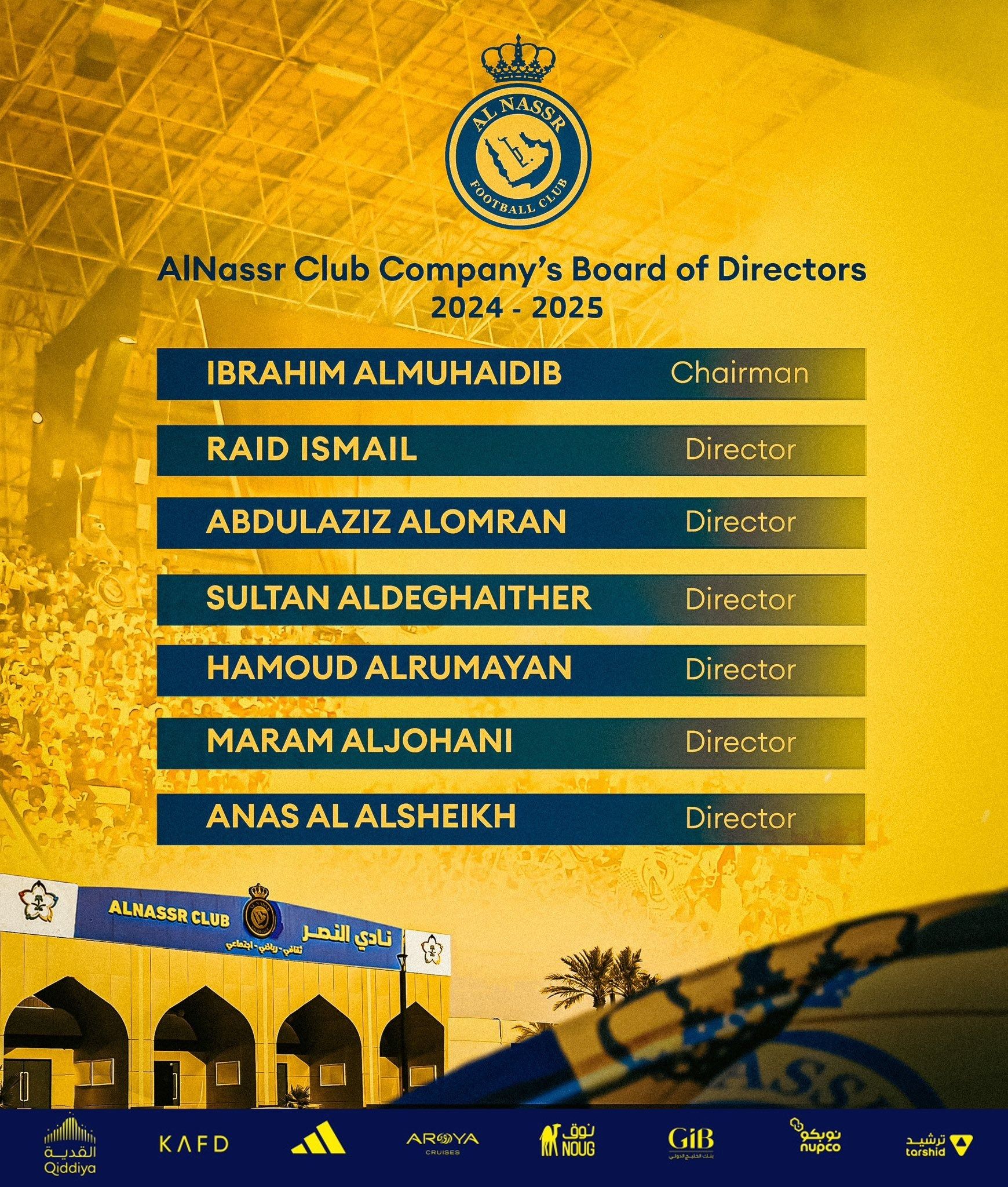 Al Nassr FC_ Complete List of the Board of Directors for the Season