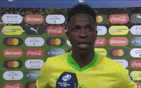 Vinícius Jr.: Copa América is very tough, with bad pitches and referees against us