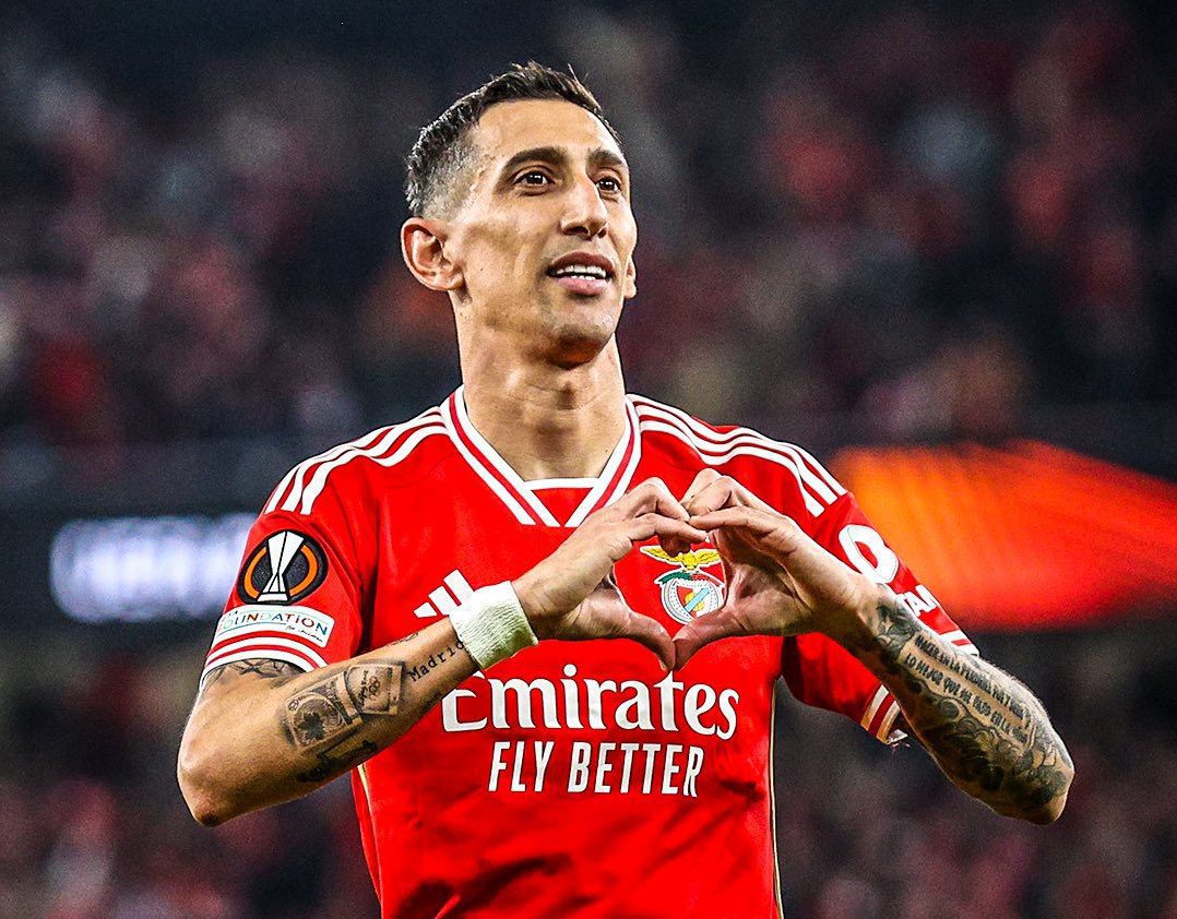 No Chance to Be Messi's Teammate! Romano: Di Maria Extends Contract with Benfica for Another Year