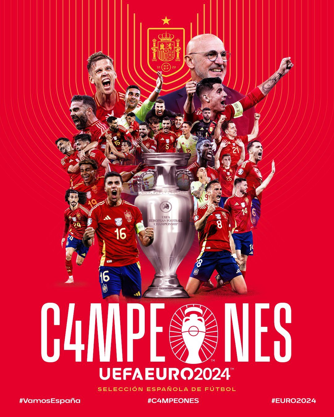 All Conquering! Spain Becomes the First Team to Win the European Championship for the Second Time