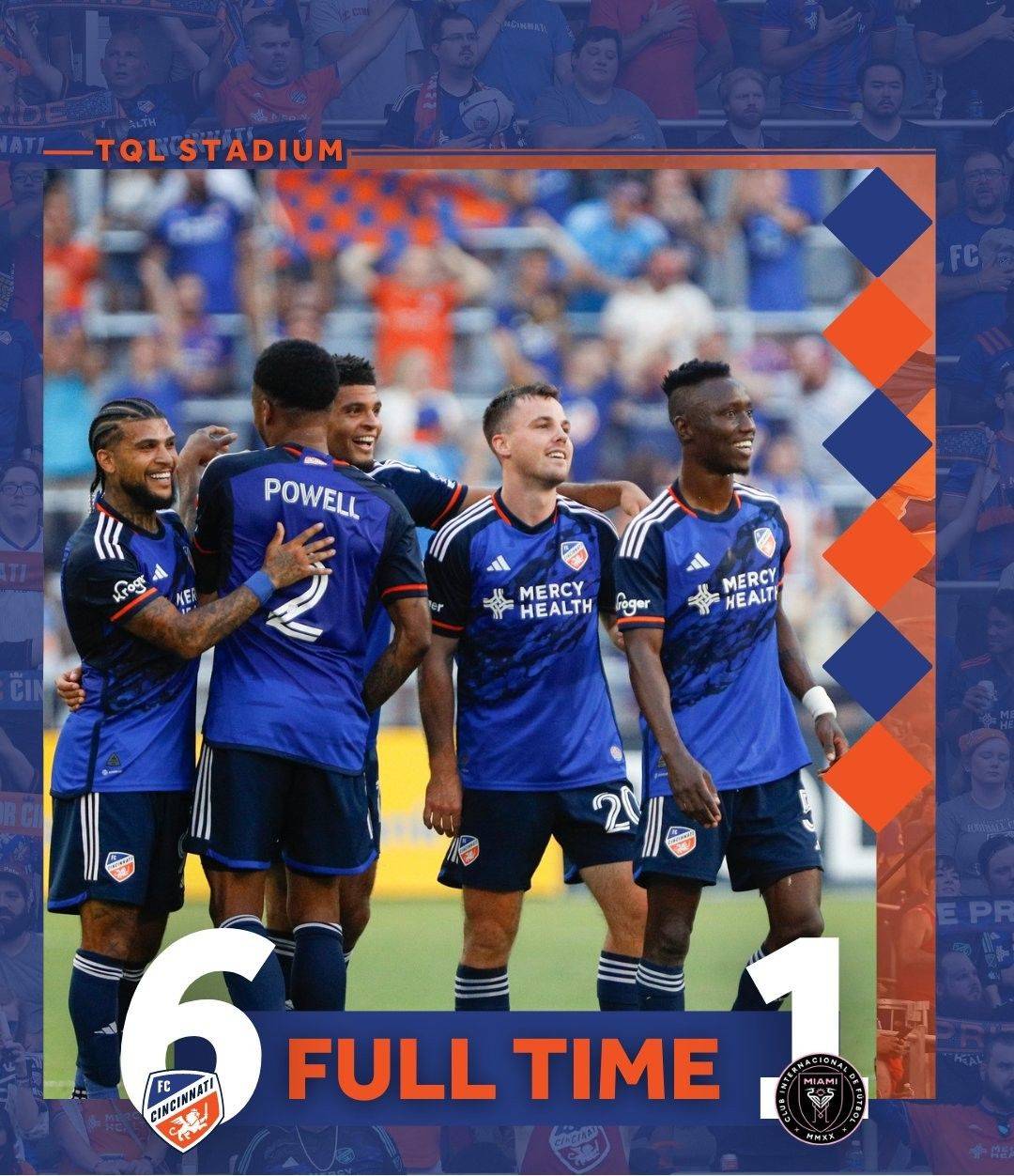 No Messi, No Magic! Inter Miami CF Suffers Heaviest Defeat in Club History Against FC Cincinnati Away