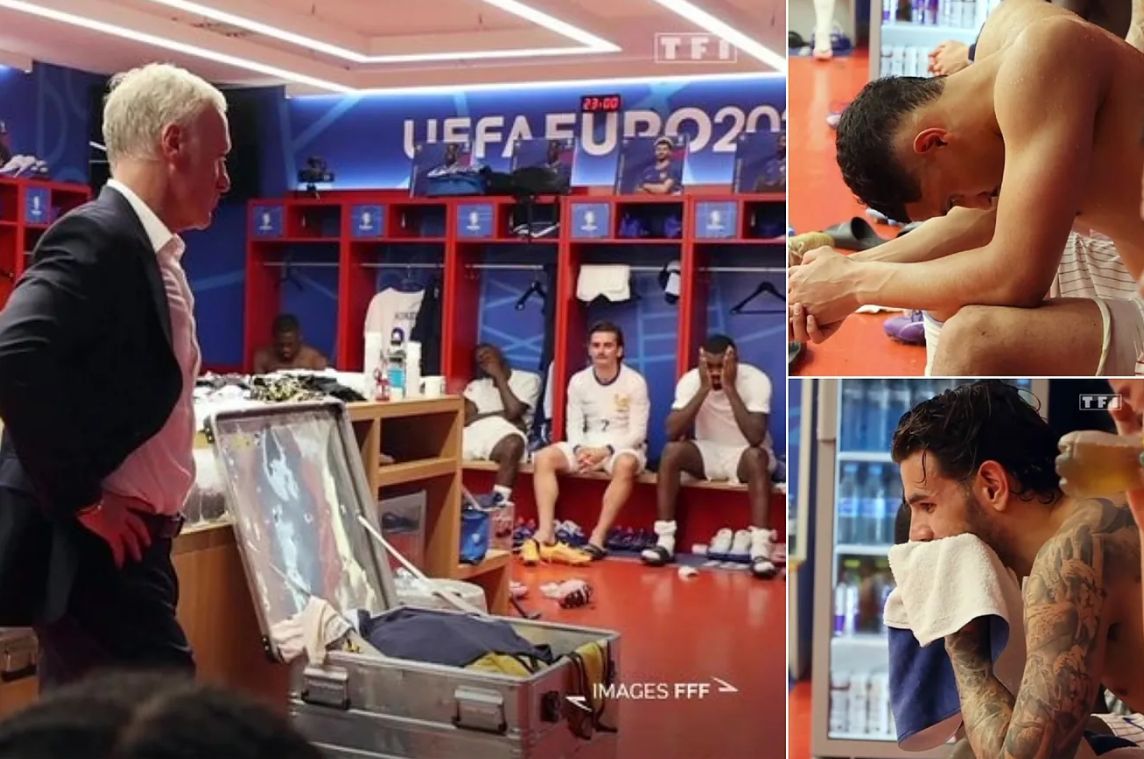 Foreign Media Reveals: Dead Silence in the French Team's Dressing Room After Euro Exit, Deschamps Calls for Unity