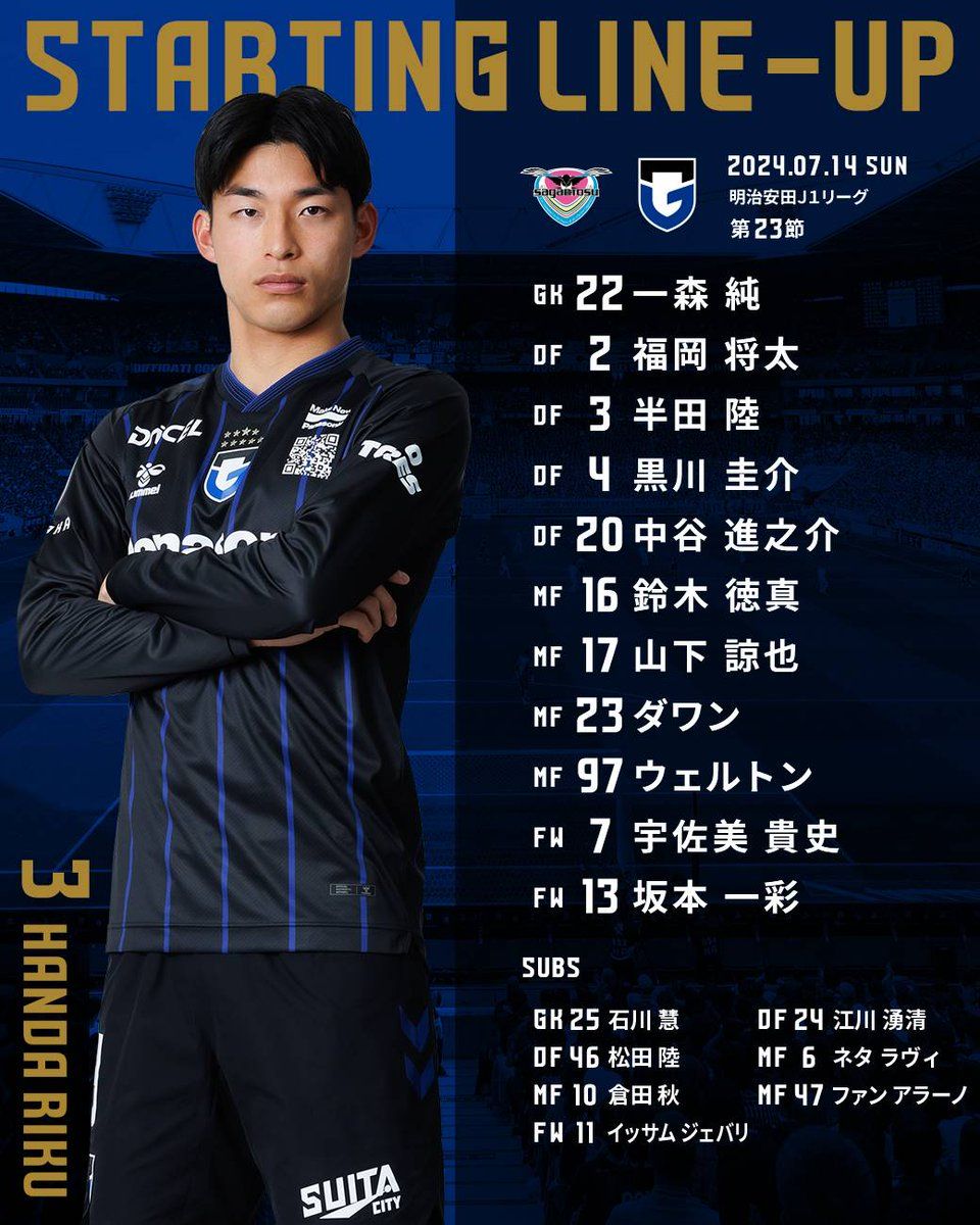 J.League Starting Lineups: Kawasaki's Four Foreign Players Aim to Halt Slump, Urawa Fields Three Foreigners