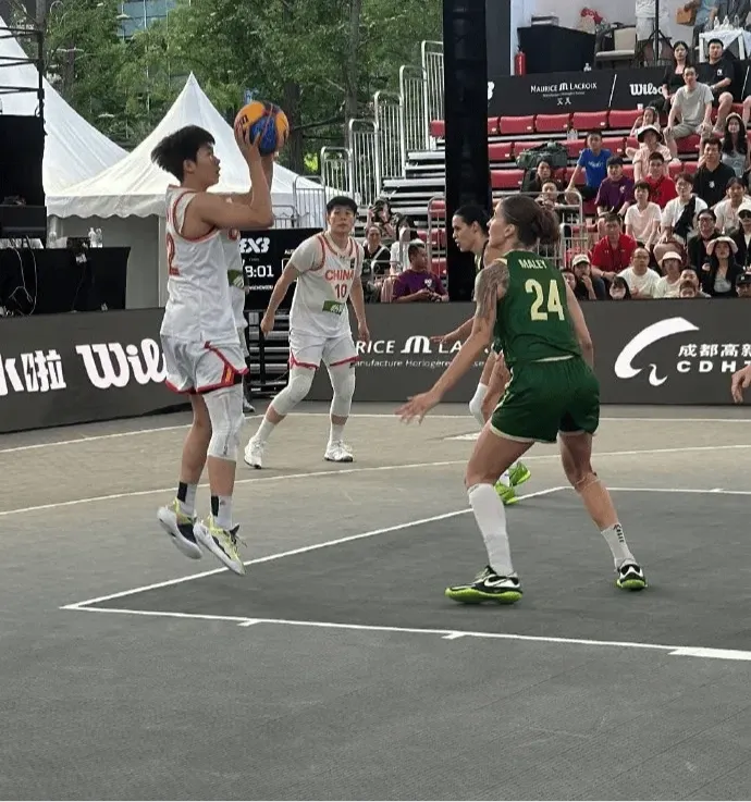 Chinese Women's 3x3 Basketball Team Falls Short to Australia by One Point, Misses Chengdu Title