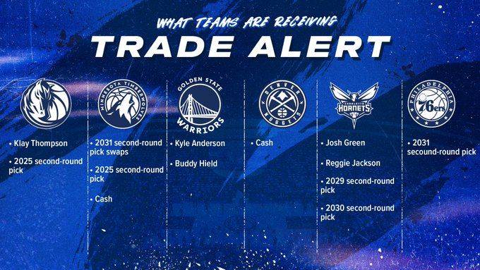 Multi-Team Trade Involving Klay Officially Done: Klay to Mavericks, Warriors Get Lee Kael and Buddy Hield