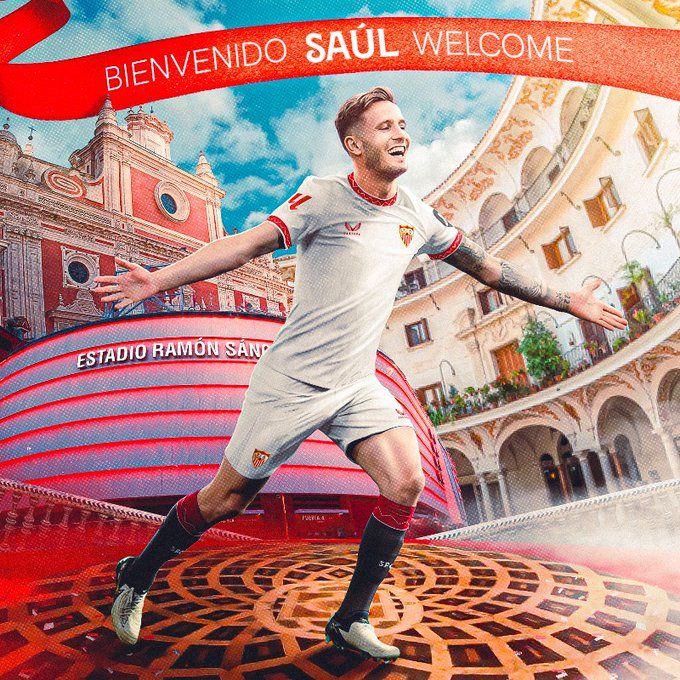 Official: Atlético Madrid Midfielder Saúl Joins Sevilla on Loan