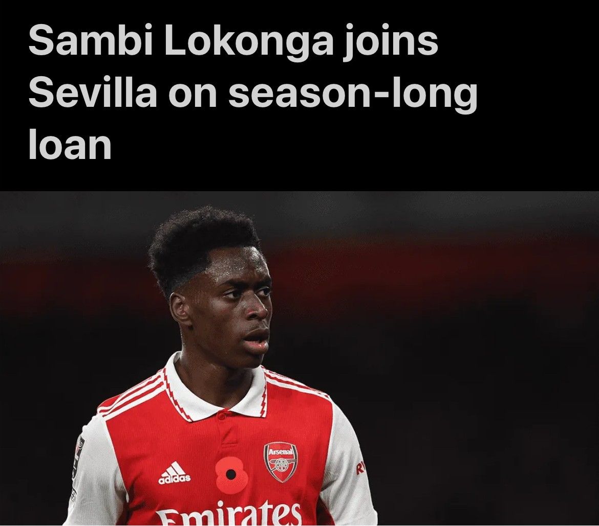 Official: Arsenal Midfielder Lokonga Joins Sevilla on Loan