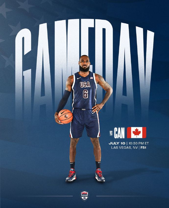 US Men's Basketball Officially Releases Warm-up Poster: It's USA Basketball Warm-up Time