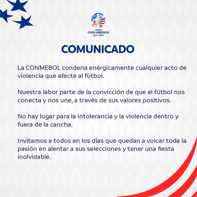 CONMEBOL Official: Football Unites, No Violence Allowed On or Off the Pitch