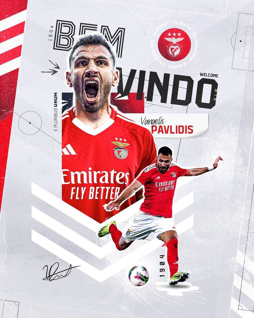 Official: Benfica signs last season's Eredivisie top scorer Pavlidis