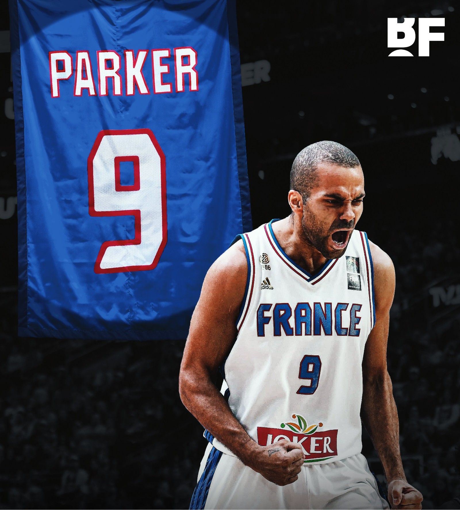 French Men's Basketball Team Official Announcement: Tony Parker's National Team Jersey to be Retired Before Tomorrow's Friendly Match Against Serbia