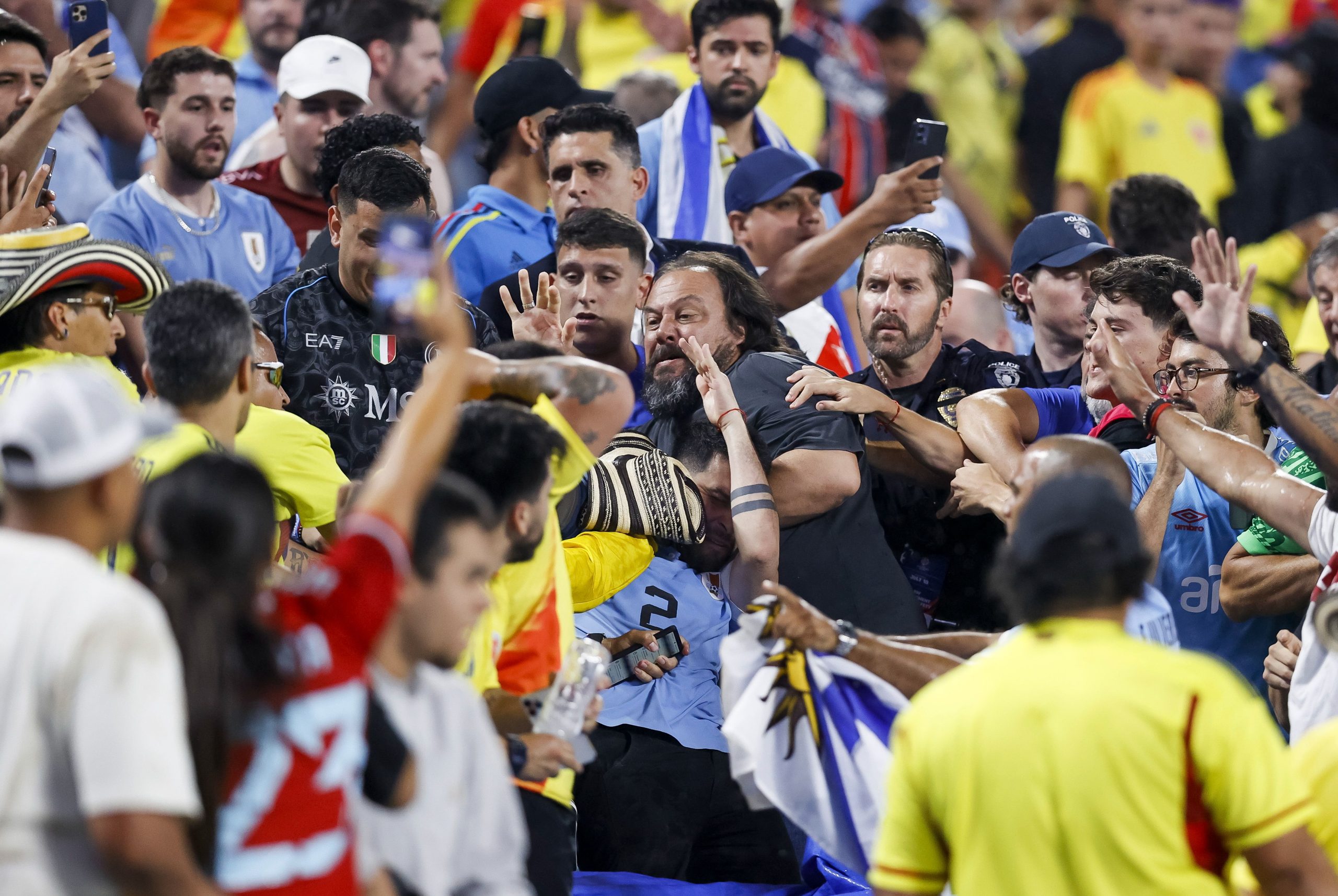 Mother of Uruguay International Ugarte Collapses and Receives Urgent Medical Treatment During Clash with Colombia