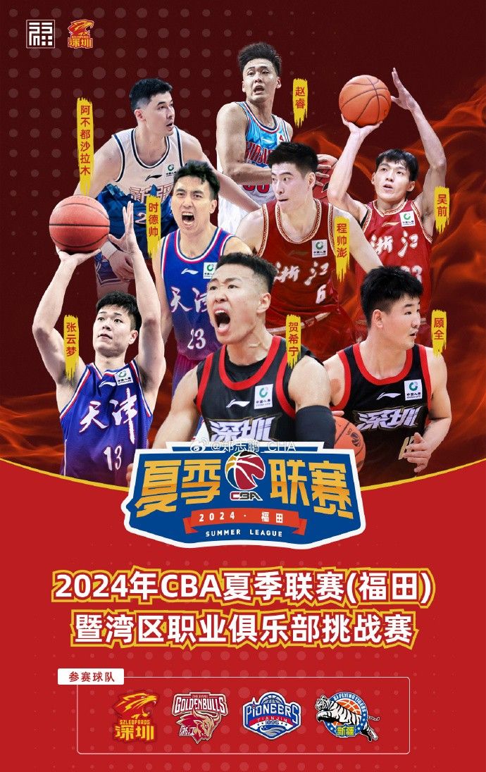 CBA Summer League Futian Station: Four Teams Competing, Kicking Off on August 16th; Ticket Prices Top at 980 Yuan & Student Tickets at 80 Yuan