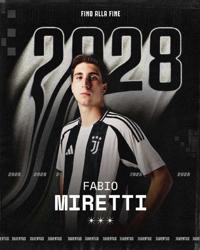 Official: Juventus extends contract with young talent Fabio Miretti until 2028