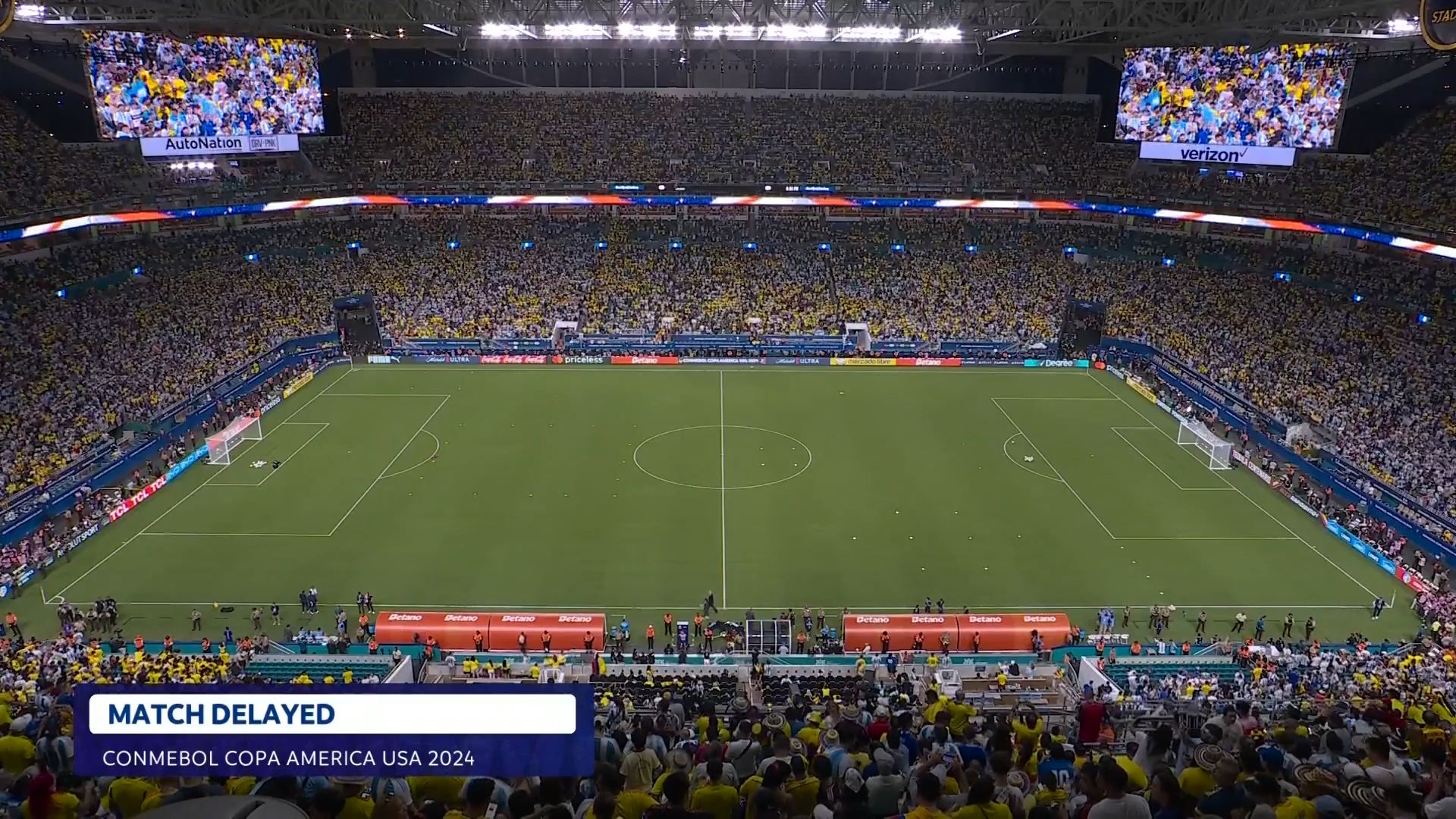 Both Teams Enter the Pitch, Copa America Final Kicks Off Soon