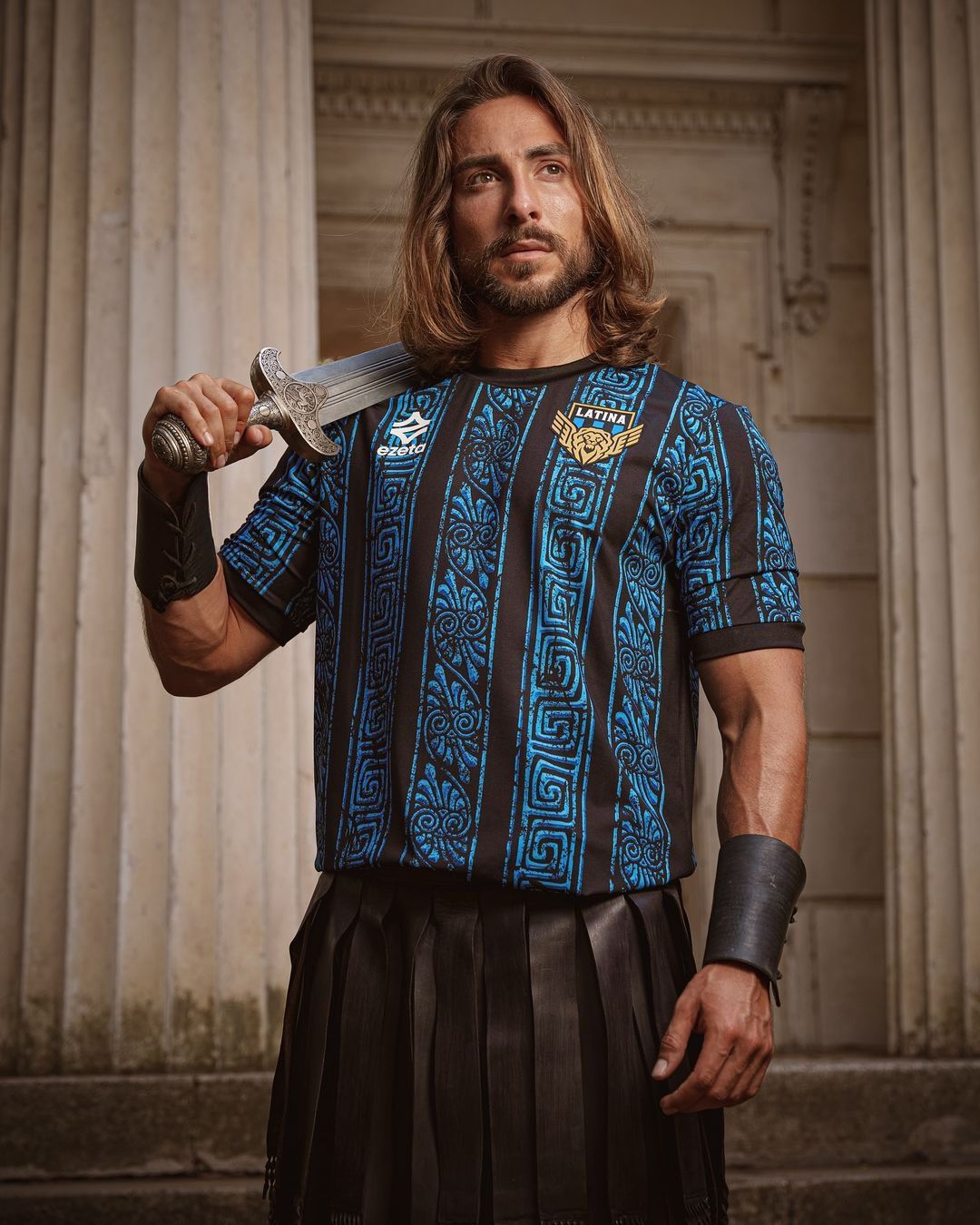 Italian Third Division Club Latina Unveils New Kits with Ancient Roman Aesthetics, Every Move Exuding Mythological Charm