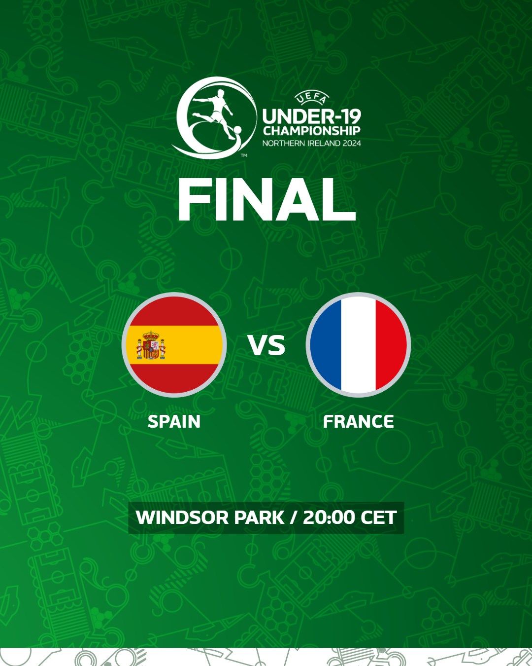 France U19 Advances to Euro U19 Final Will Contend for the Trophy Against Spain U19