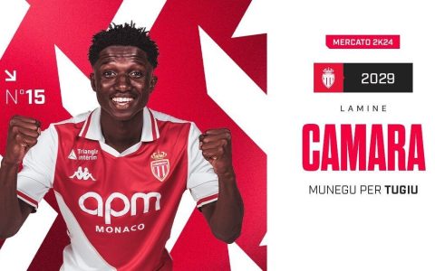 Monaco Official: Senegalese Midfielder Lamine Camara Joins