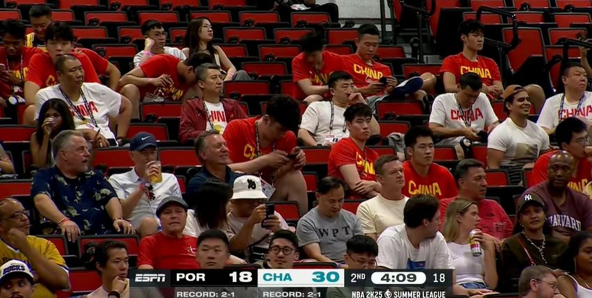 Cui Yongxi Did Not Get Playing Time in the First Half; Blazers Trail Hornets 29-36 after Three-Point Struggles