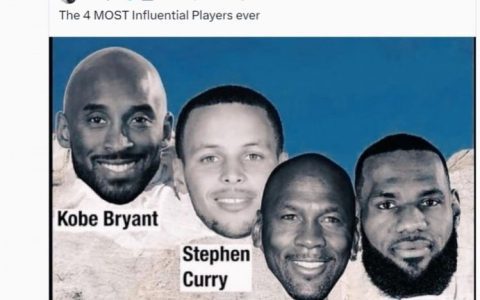 US Media Lists Top Four Most Influential NBA Players: Jordan, Kobe, Curry, James