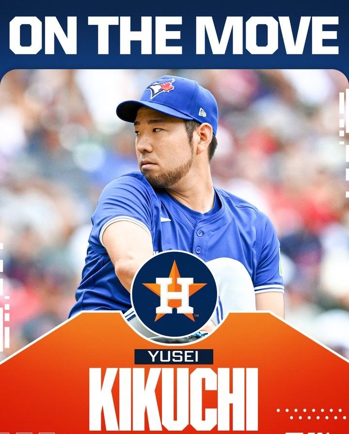 Official: Houston Astros Trade for Toronto Blue Jays Japanese Pitcher Yusei Kikuchi