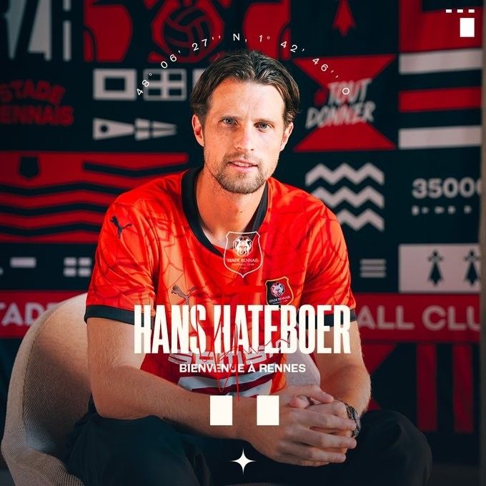 Official: Rennes Signs Versatile Dutch Player Hateboer, Former Europa League Champion with Atalanta