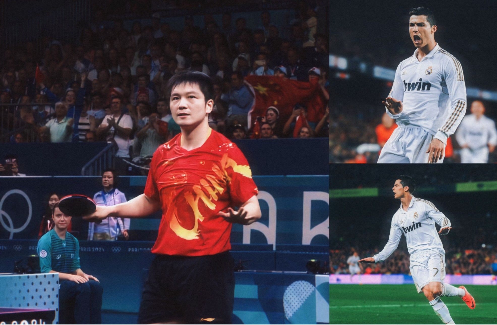 Living Up to Real Madrid Fans! Fan Zhendong Makes Cristiano Ronaldo and Jude Bellingham Celebration Gestures After Winning on the Same Day