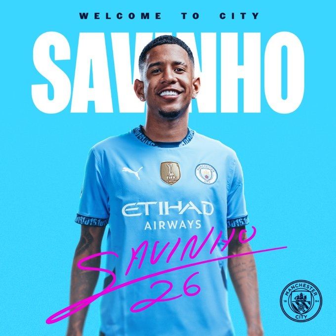 Morning Report: Central Defender Yoro Joins Manchester United, Manchester City Signs Brazilian Winger Savio