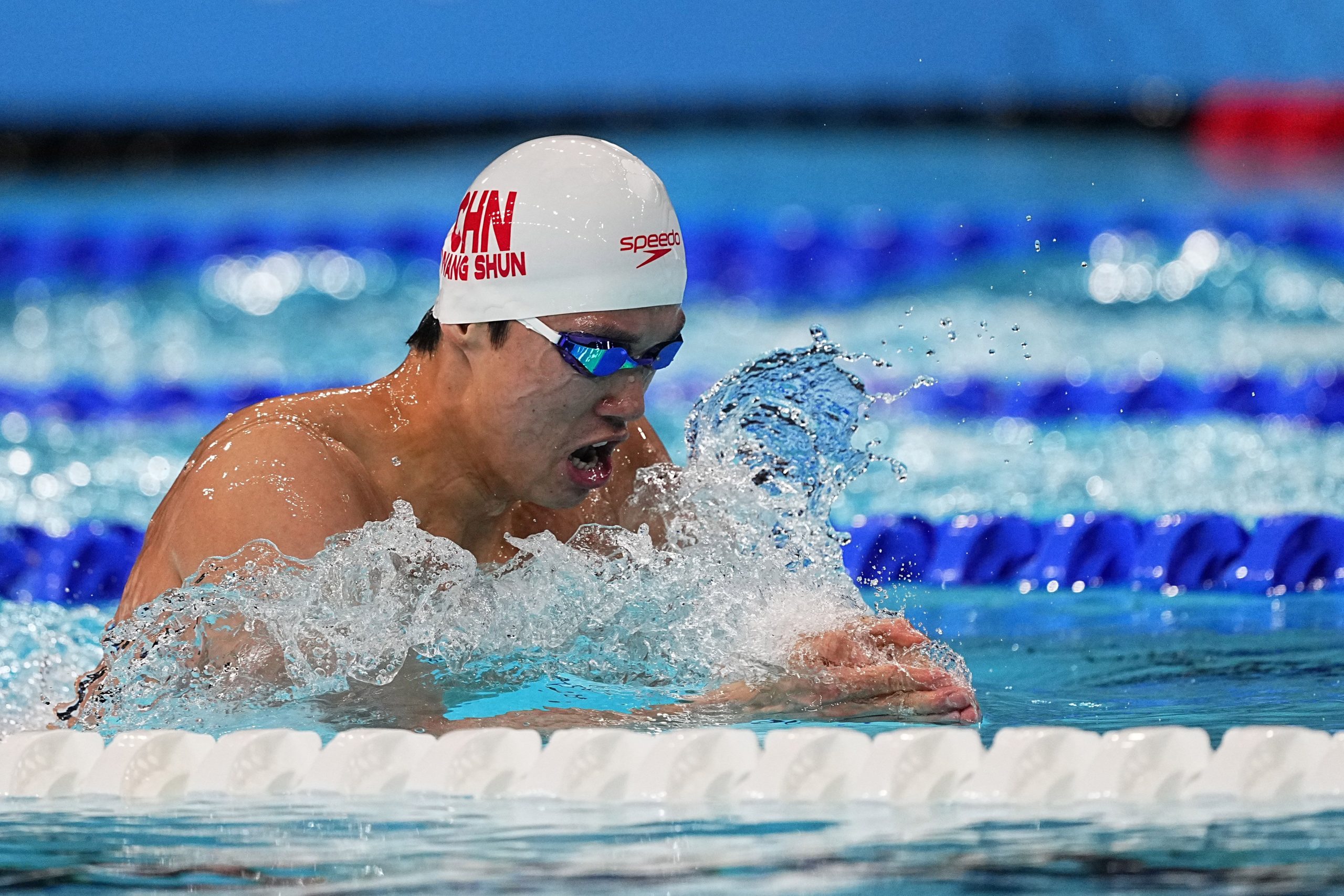 Men's 200m Individual Medley Final: Chinese Swimmer Wang Shun Claims Bronze, French Swimmer Marchand Takes Gold