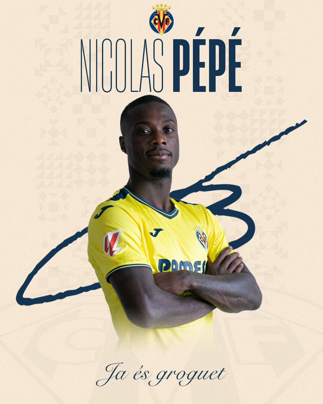 Official: Former Arsenal Player Nicolas Pépé Joins Villarreal on a Free Transfer