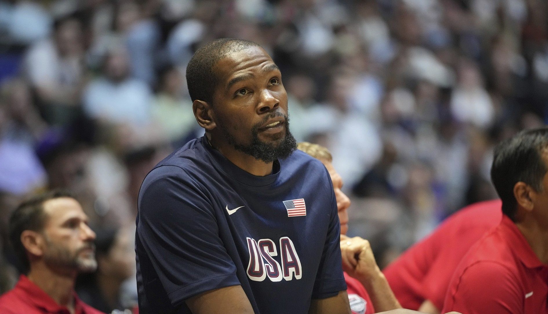 First Quarter, Remaining 2 Minutes and 33 Seconds: Durant Enters as a Substitute