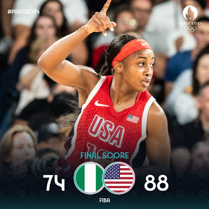 US Women's Basketball - Cruise Past Nigeria to Advance to Semifinals, Set to Face Australia in the Next Round