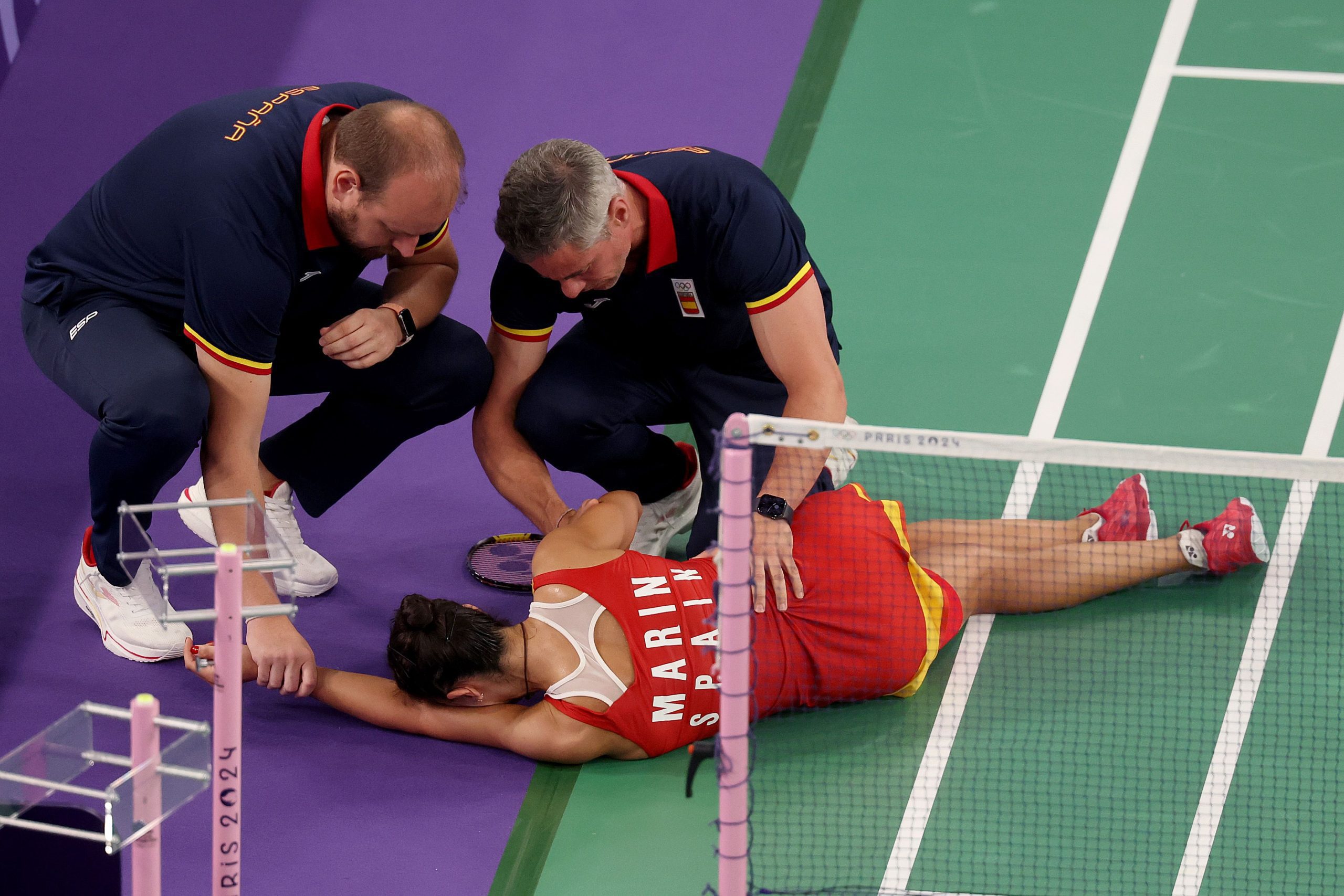 Badminton Women's Singles Semifinal: Spain’s Marin Injured and Withdraws; He Bingjiao Advances to Final to Face An Se-young Again