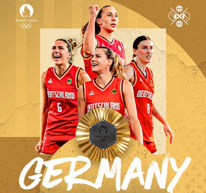 German Women's 3x3 Team Beats Spain in Buzzer Beater, Claims Olympic Gold in Women's 3x3 Basketball