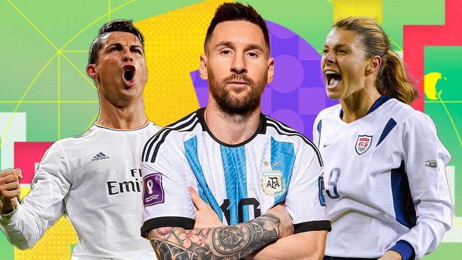 Do you agree? ESPN Names Top 25 Male and Female Football Players of the Century: Messi and Marta Top Lists, Ronaldo Second