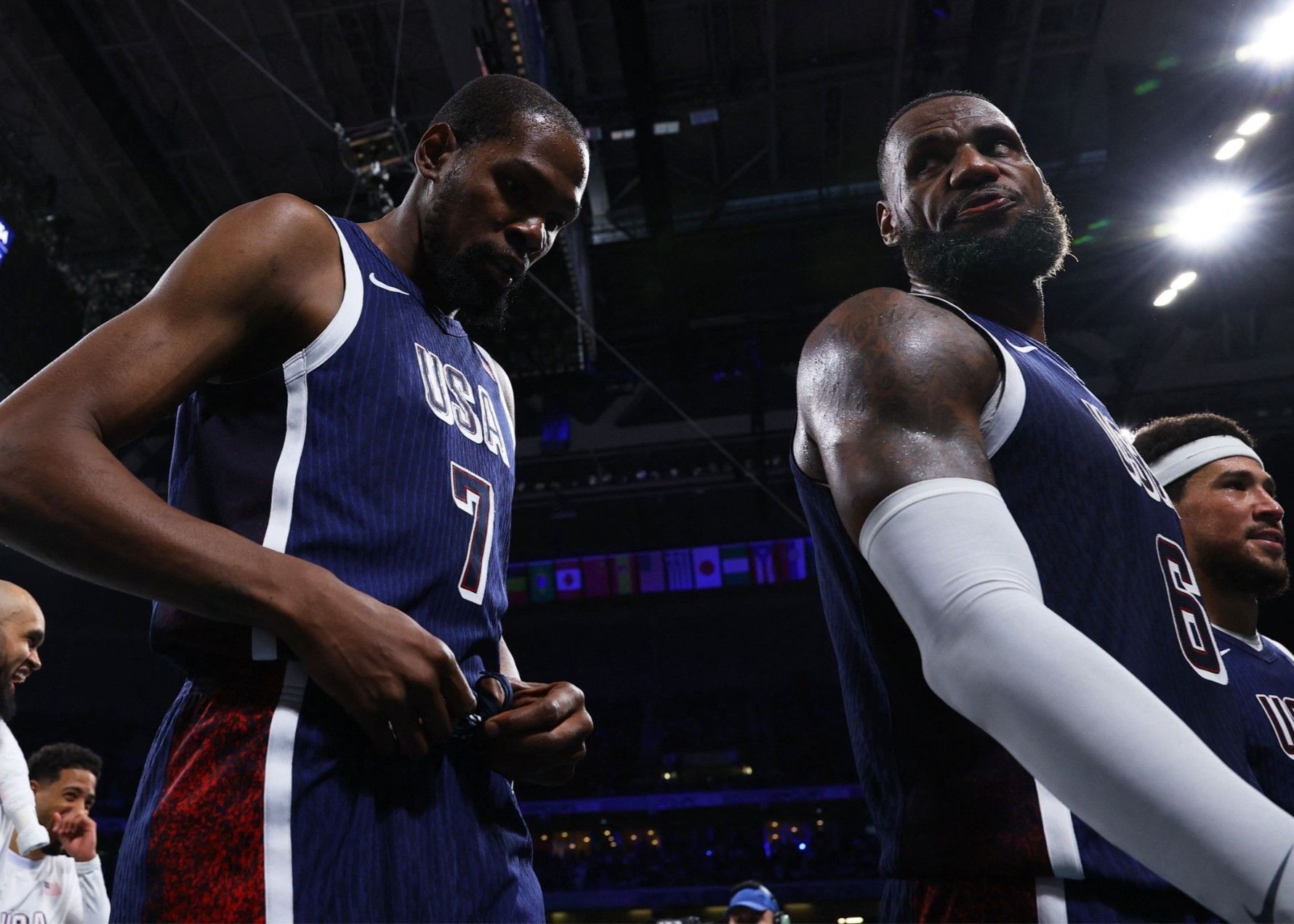 US Men's Basketball Team Matches Dream Team in First Four Games with Big Wins; James Receives Four Stitches but Expected to Continue Playing