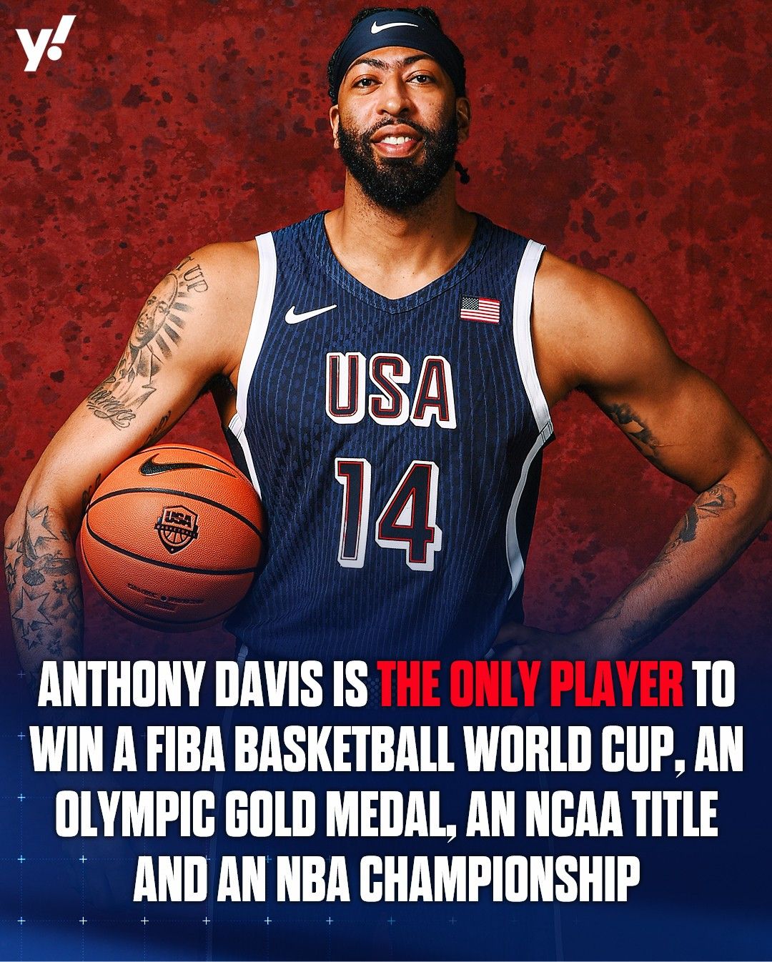 AD is the only player to have won FIBA World Cup & Olympic gold medals, an NCAA and NBA championship.