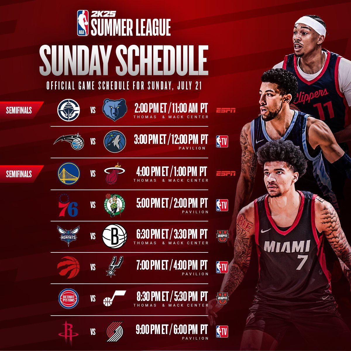 NBA Summer League Schedule for the Day Revealed: The Blazers, with Cui Yongxi, Will Face the Rockets—This Will Be the Blazers' Last Summer League Game